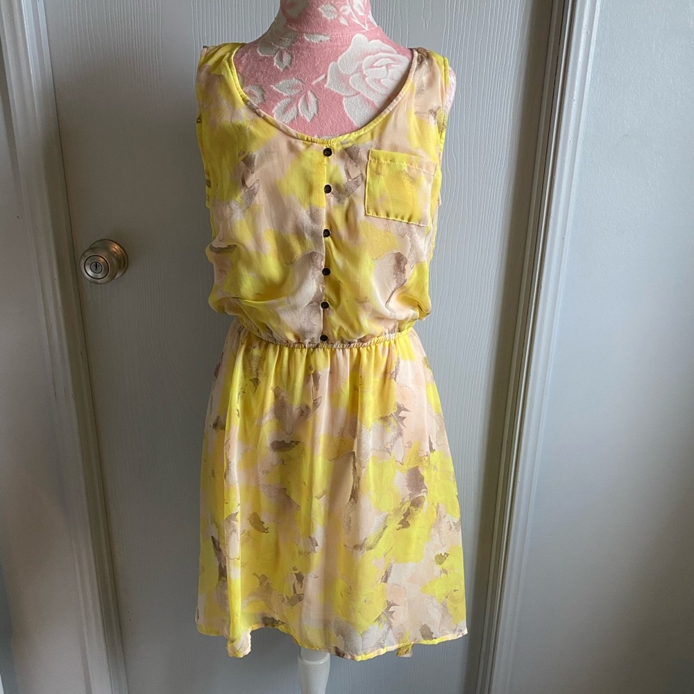 Sleeveless Yellow Dress by Mossimo